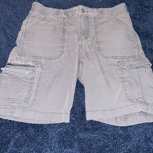 Carhartt relaxed fit gray cargo size 8